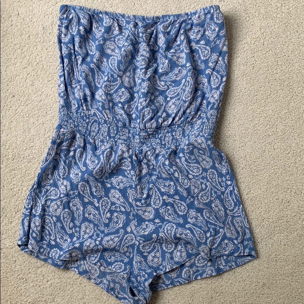 Strapless Romper